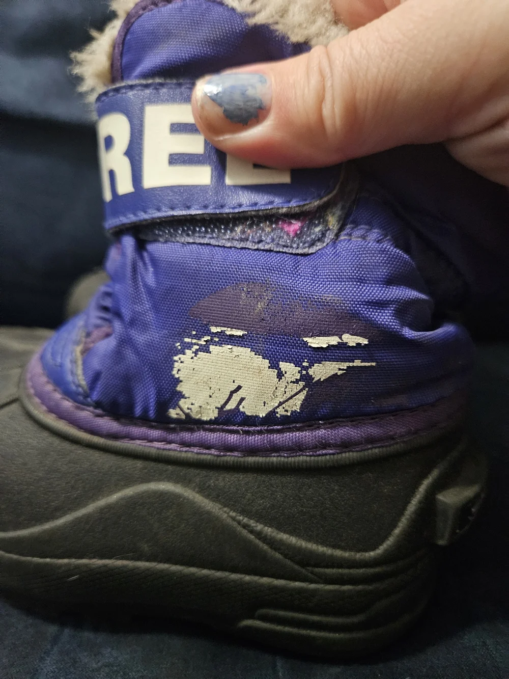 Sorel Kids Purple Winter Boots with Faux Fur
